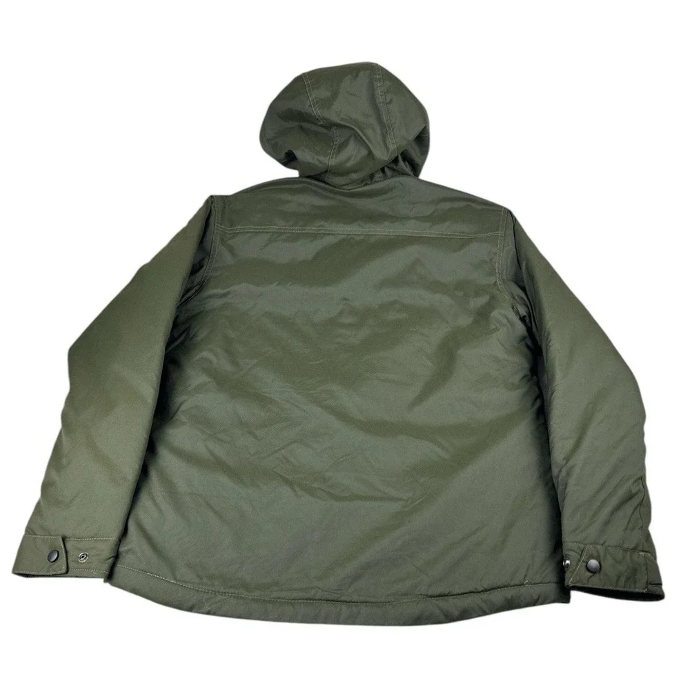 Hard Land Men's Insulated Winter Jacket-OD Green, Size M, Durable Workwear, NWT